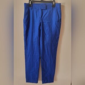Theory Blue Wool Blend Pants